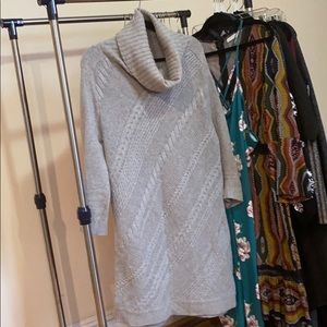 Cashmere sweater dress